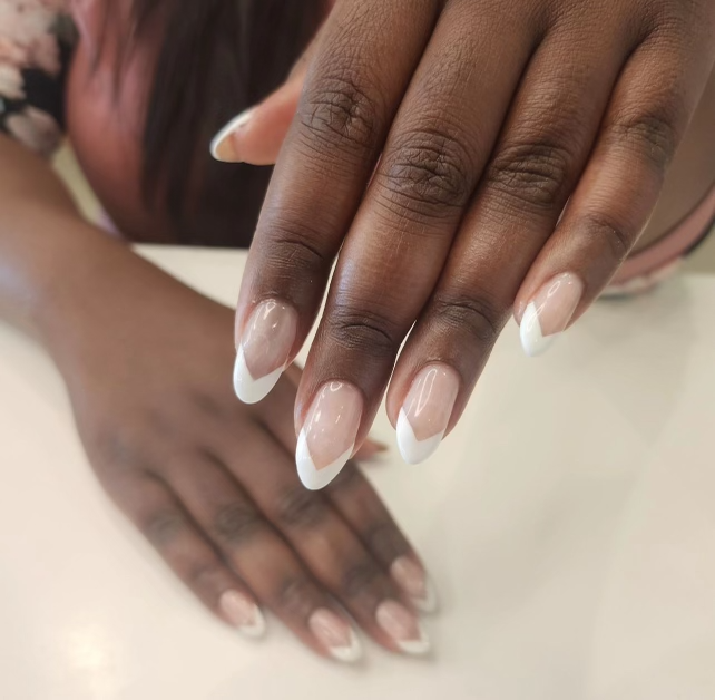 Gel X French Manicure Pure Nails Madison WI