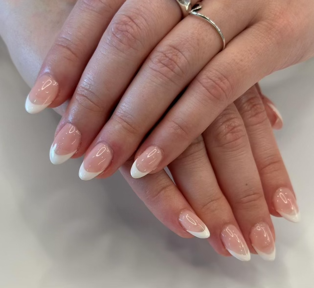 Gel Manicure French Pure Nails Madison WI