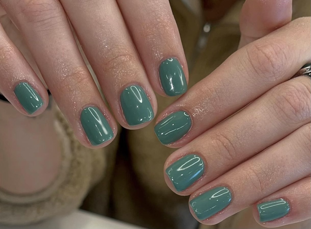 Green Manicure Pure Nails Madison Wisconsin